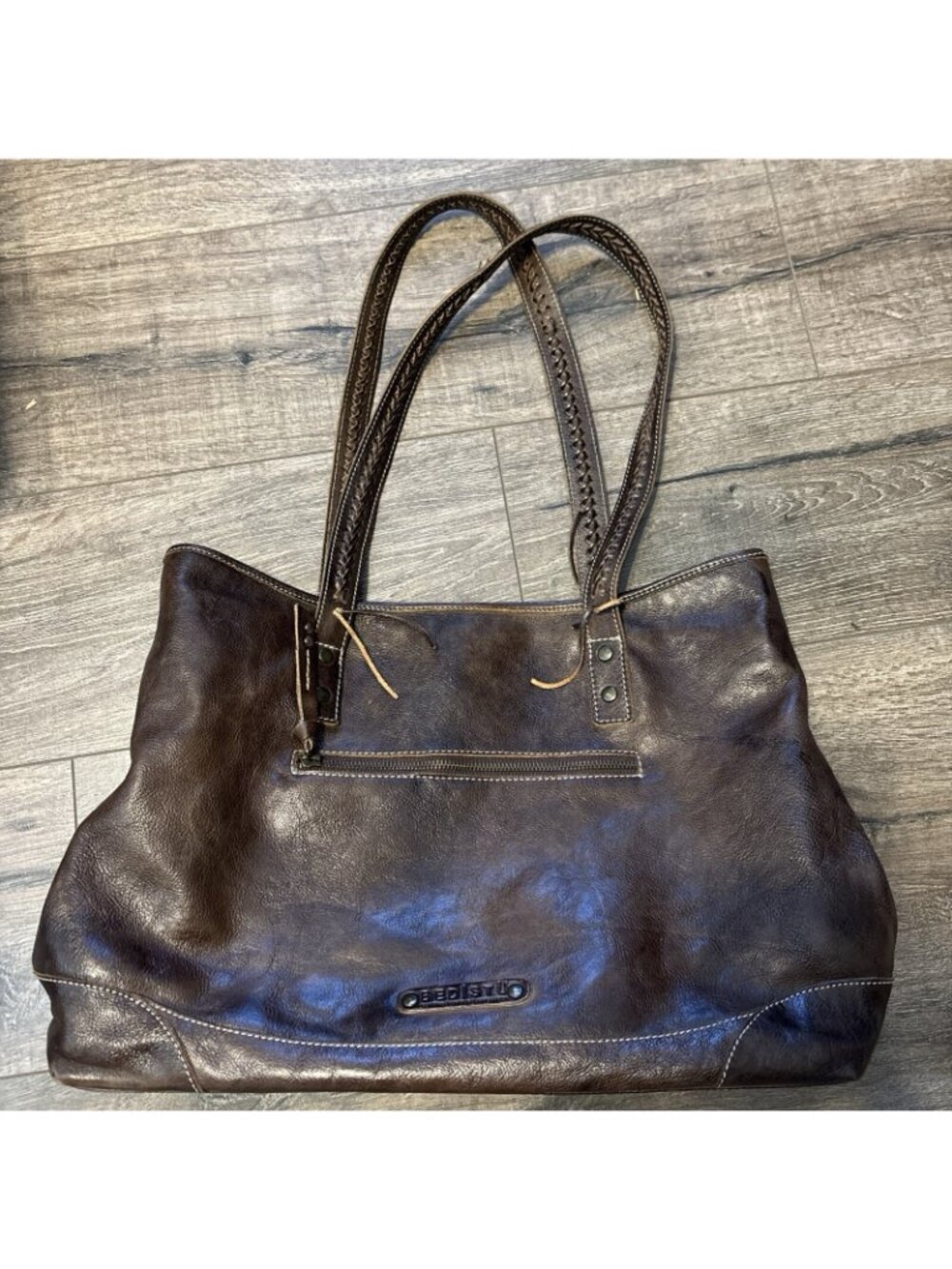 Bed Stu Custom Tote - similar to Rockaway and Stevie - Rich Brown - Picture 2 of 16